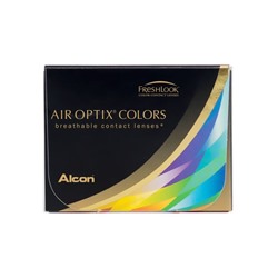 Цветные контактные линзы Air Optix Aqua Colors Brilliant blue,  -8/8,6 в наборе 2шт