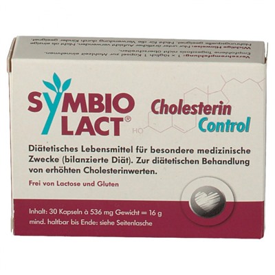 SYMBIO (СИМБИО) LACT Cholesterin Control 30 шт