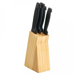 Нож кухонный 5 предметов на подставке №1 / AST-004-HH-003 /уп 24/
