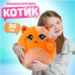 Мягкая игрушка-подушка "Котик", 30 см