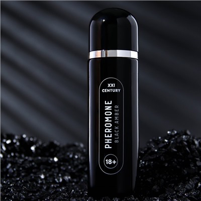 Туалетная вода мужская с феромонами PHEROMONE BLACK AMBER, 100 мл