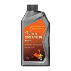 Масло трансмиссионное S-OIL CVTF, синтетическое, 1 л
