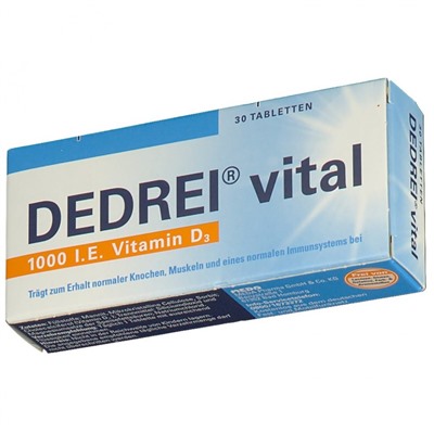 DEDREI (ДЕДРАЙ) vital Tabletten 30 шт