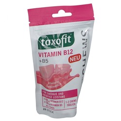 taxofit (таксофит) Vitamin B12 + B5 Softchews Himbeer 24 шт