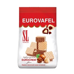 Вафли с молочной-какао начинкой Eurovafel 200 г