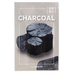 Маска для лица тканевая The Saem Natural Mask Sheet Charcoal, 21 мл