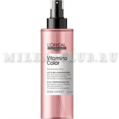 L`Oreal Спрей многофункциональный 10 в 1 для сохранения цвета Vitamino Color 190 мл.