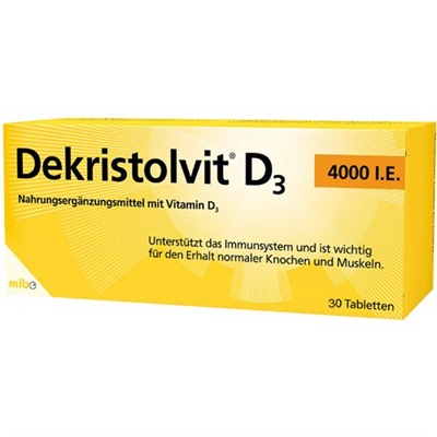 Dekristolvit (Декристолвит) D3 4000 I.E. 30 шт