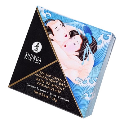 Соль Мёртвого моря Shunga Moonlight Bath «Океанский бриз» с лечебными свойствами, 75 г