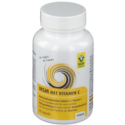 Raab (Рааб) Vitalfood MSM mit Vitamin C 90 шт