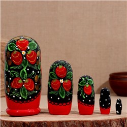 Матрёшка "С птичкой", 5-кукольная, 19 см