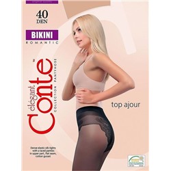 CON-Bikini 40/1 Колготки CONTE ажур трусики