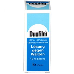 Duofilm (Дуофилм) Losung Бережное и эффективное средство от бородавок, 15мл