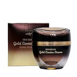 CELL CREAM Крем для лица омолаживающий с экстрактом икры и золота CELLIO PREMIUM GOLD CAVIAR CREAM,50мл брак/ скидка 10% Замята упаковка