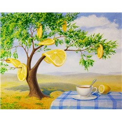 Картина по номерам 40х50 - Лимонное дерево