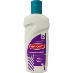 Средство для чистки акриловых ванн и душевых кабин Unicum (Уникум), 380 мл