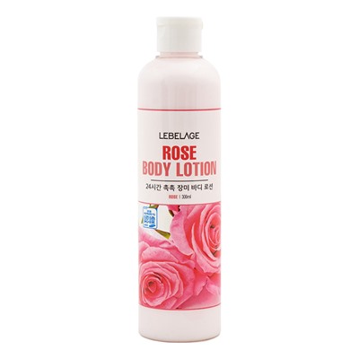 LBLG BODY Лосьон для тела с экстрактом розы LEBELAGE ROSE BODY LOTION С/Г до 10.2024  скидка 50%