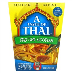 A Taste Of Thai, Тайская лапша, 163 г (5,75 унции)