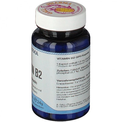 GALL PHARMA Vitamin B2 GPH 90st, Галл Фарма Витамин В2 90 шт