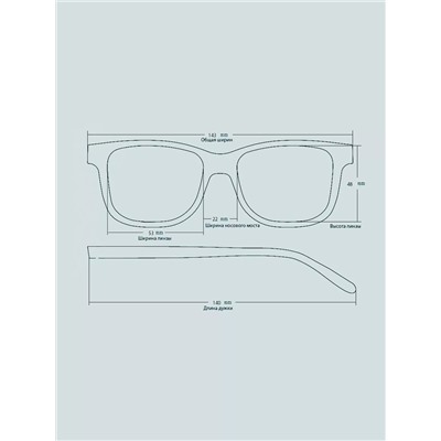 Солнцезащитные очки BT SUN 7010 C1 Черные Градиент