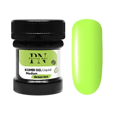 30 мл, Patrisa Nail, Kombi Gel Liquid Medium Green tea