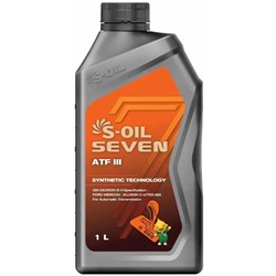 Трансмиссионное масло S-OIL 7 ATF III , 1 л