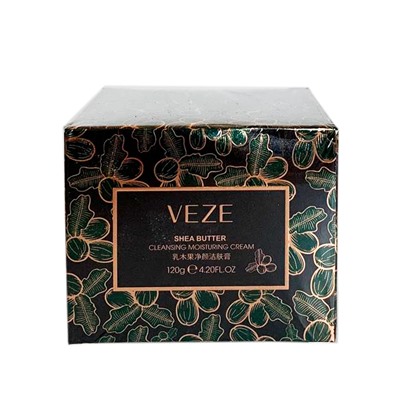 VEZE, Увлажняющий очищающий крем для лица с Маслом Ши Shea Butter Cleansing Moisturizing Cream, 120 гр