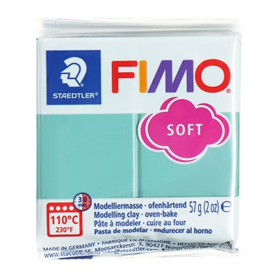 Пластика-полимерная глина запекаемая 57г FIMO soft океанская волна 8020-T36