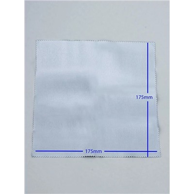 Салфетки для очков TAO №01 в индивидуальной упаковке Темно - Серый