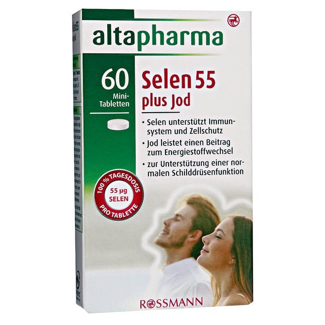 55 плюс. Altapharma мини-таблетки селен. Селен и йод altapharma. Селен 55 плюс йод. Altapharma a-z Depot ab 50.