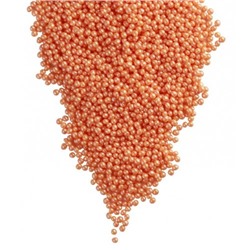 Кондитерская посыпка в цветной кондитерской глазури (жемчуг персик) (микс 133) 50 гр
