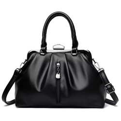 Женская кожаная сумка 3508 BLACK
