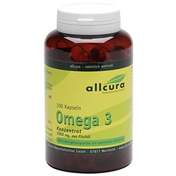 allcura (алькура) Omega 3 Konzentrat 100 шт