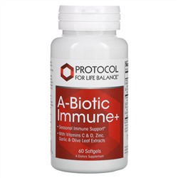 Protocol for Life Balance, A-Biotic Immune +, 60 мягких таблеток