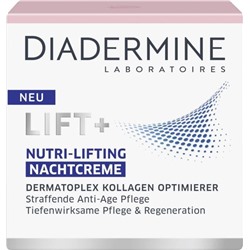 Diadermine Lift+ nutrilifting Anti-Age Nachtcreme Ночной крем Глубокое восстановление Глубокая регенерация антивозрастной для всех типов кожи 50 m