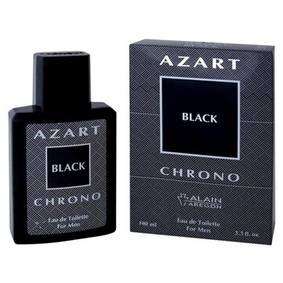 Туалетная вода мужская AZART CHRONO BLACK, 100 мл