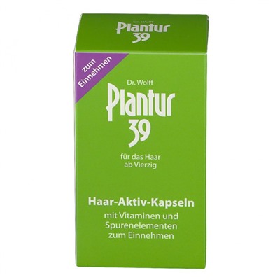 Plantur 39 Haar-Aktiv-Kapseln  Капсулы для предотвращения преждевременного истощения корней волос, 60 шт