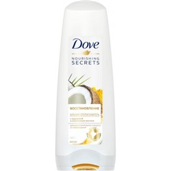 Бальзам-ополаскиватель для волос Dove (Дав) Восстановление с Куркумой и кокосовым маслом, 200 мл