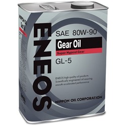 Масло трансмиссионное ENEOS GEAR GL-5 80W-90, минеральное, 4 л