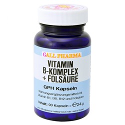 GALL PHARMA Vitamin B-Komplex + Folsaure GPH Капсулы, 90 шт