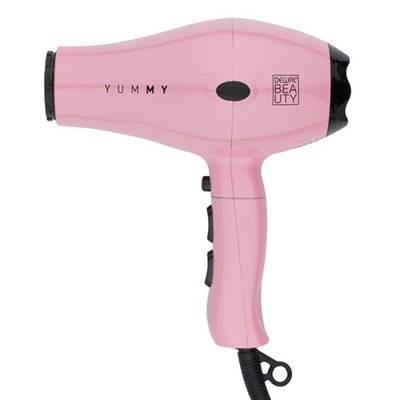 Dewal Beauty Фен для волос / Yummy Aqua HD1000-Pink, 2000 Вт, розовый