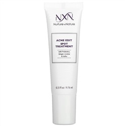 NXN, Nurture by Nature, Acne Edit, средство от пятен, 9,76 мл (0,33 жидк. Унции)