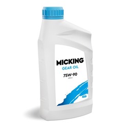 Масло трансмиссионное Micking Gear Oil, 75W-90 GL-4, всесезонное полусинтетическое, 1 л