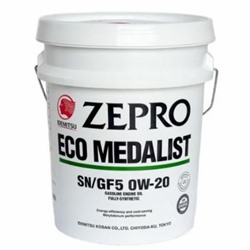Масло моторное IDEMITSU 0/20 ZEPRO ECO MEDALIST, синтетическое, SN/GF-5, 20 л,