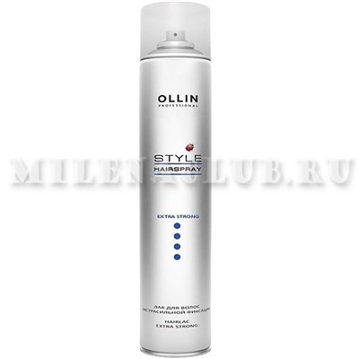 Ollin Style Лак для волос экстрасильной фиксации Hairlac Extra Strong 450 мл.