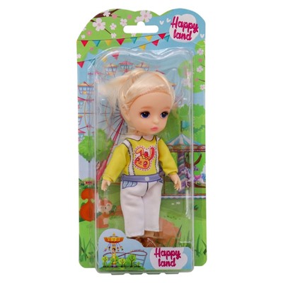 Кукла модная Funky Toys, на шарнирах, с суставами, 14 см, МИКС