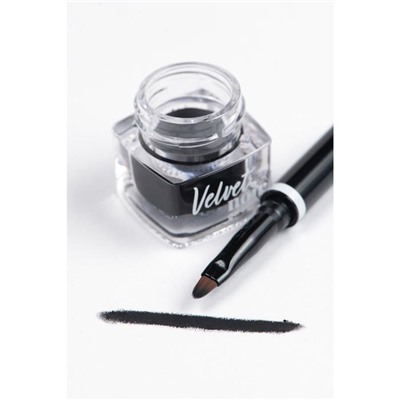 Подводка для глаз Vivienne Sabo Eyeliner Gel гелевая с кисточкой, тон 01 черная, 1,7 г