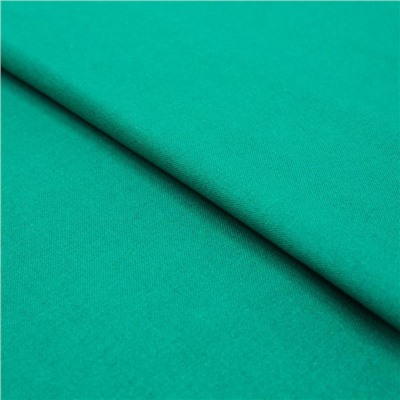 Ткань плательная, гладкокрашенная, ширина 140 см, цвет зелёный
