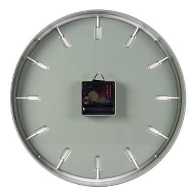 Часы настенные интерьерные "Классика Рубин", бесшумные, d-30 см, оливково-белые, АА