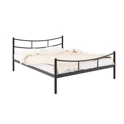 Кровать «Софья Плюс», 1200×2000 мм, металл, цвет чёрный